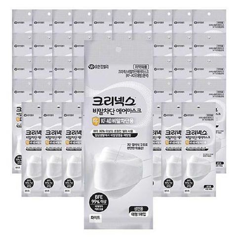 [삼성5%할인][KF-AD50매]크리넥스비말차단에어마스크(대형)(흰색)