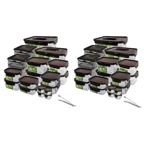 [완벽더블세트] 락앤락 비스프리 모듈러 밀폐용기 (용기 32개 + 발효용기 4개 + 세척솔 4개)