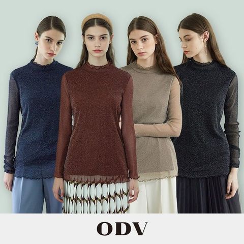 22FW ODV 오디브 메탈 티블라우스 4종