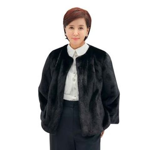 바네사리찌 휘메일 풀스킨 밍크 자켓(블랙)