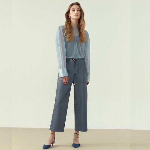 [론칭가 79900원] 에이앤디 아뜰리에 New 레더 팬츠 + 벨트