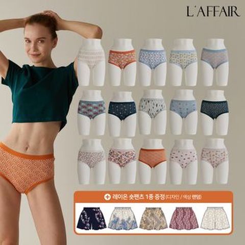 라페어 포레스트 팬티 15종+인견숏팬츠 1종