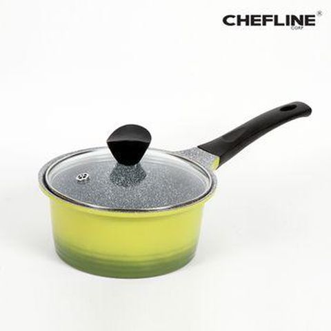 셰프라인 투톤마블 세라믹 편수냄비 18cm