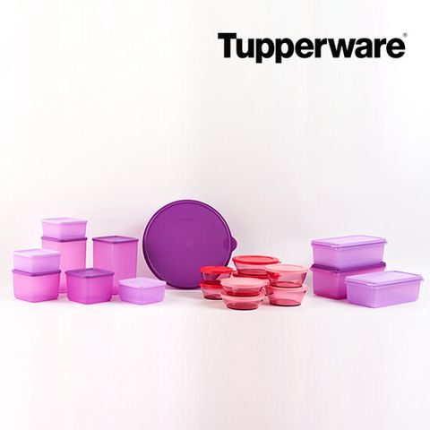 타파웨어 용기세트 21개 45pcs(크리스탈볼 싱싱블록 모듈러냉장기 대용량양푼보울)