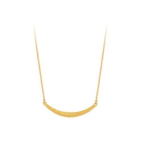 (주)삼성금거래소 24K 순금 리프 목걸이 7.5g