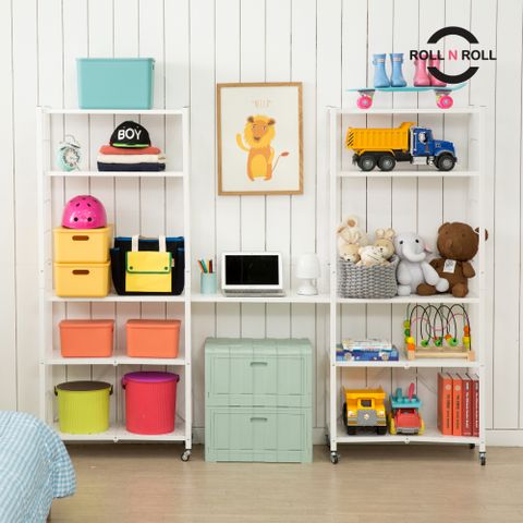 롤앤롤 NEW 6단 폴딩선반 1+1세트