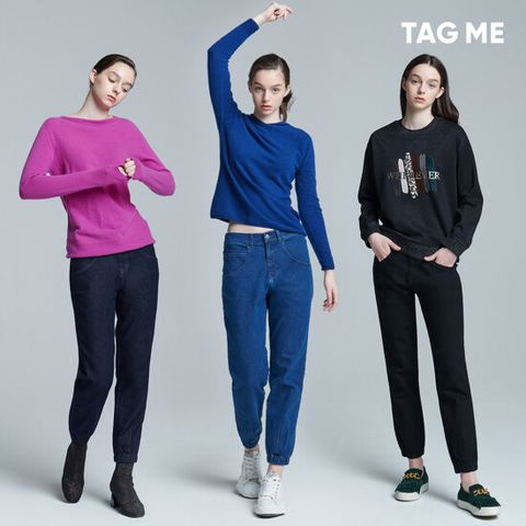 [TAG ME]태그미 라이크라® 조거 데님팬츠 3종