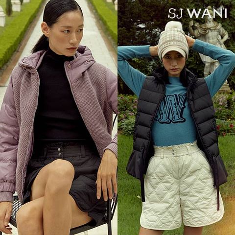 [런칭가99,900원]SJ WANI GOLF 윈터 패딩 숏팬츠1종
