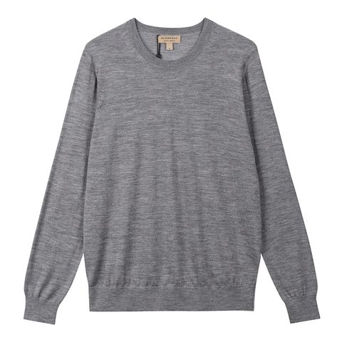 버버리 울 체크 패치 니트 80170211 80079741