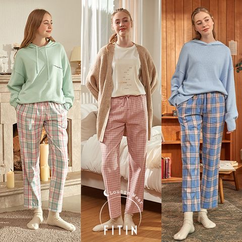 [22년FW최.신.상] 피트인 여성 코지 약기모 파자마 팬츠3종