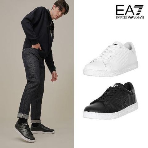 [카드 5%할인,일시불 할인](EA7)아르마니 클래식 남성 스니커즈
