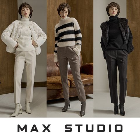 22FW최신상/ 허리밴드로 편안하면서 멋스럽게 [런칭가79,900원] 막스스튜디오 배기핏 팬츠 3종