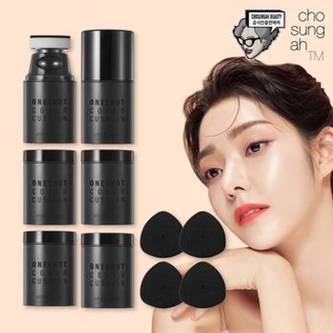 조성아 원샷커버쿠션 30mlX2+리필 30mlX4+퍼프X4