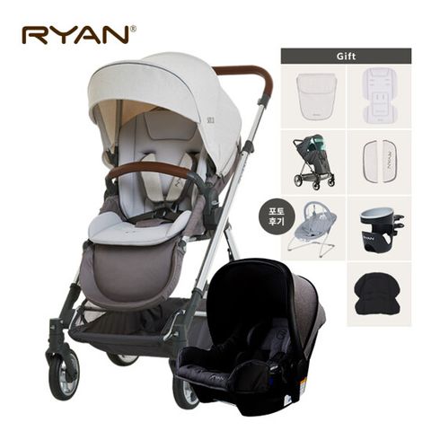 2022 NEW 리안 솔로 유모차 + 인펀트카시트 세트