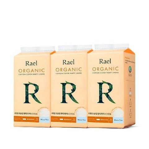 [카드 5%할인]라엘 유기농 순면커버 초슬림 라이너(70개입) x 3팩