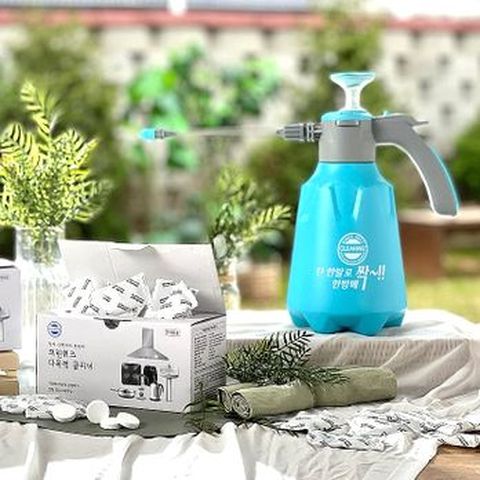 크린위즈  다목적세정제 50정X2박스+압축분무기+롱노즐+(무료체험분)5정