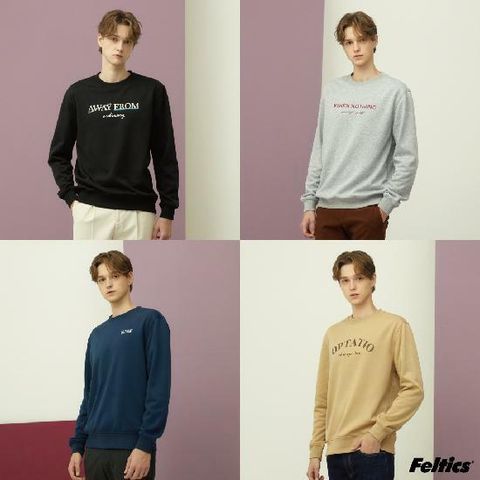 [삼성5%할인][단품] 펠틱스 22 FW 남성 맨투맨 티셔츠1종