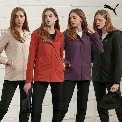 [현대5%할인][본사정품]푸마 여성 우븐 패딩수트 2종