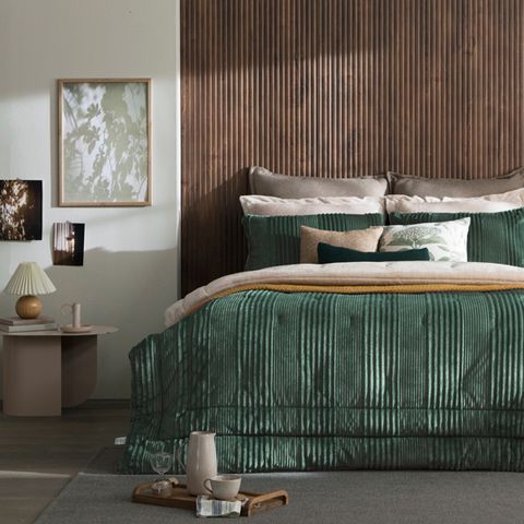 [더플레오] 코듀로이 극세사 베딩세트 SS 슈퍼싱글