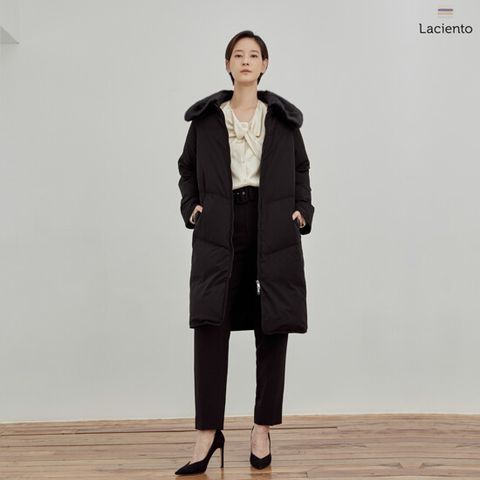 라씨엔토 밍크 카라 구스 다운