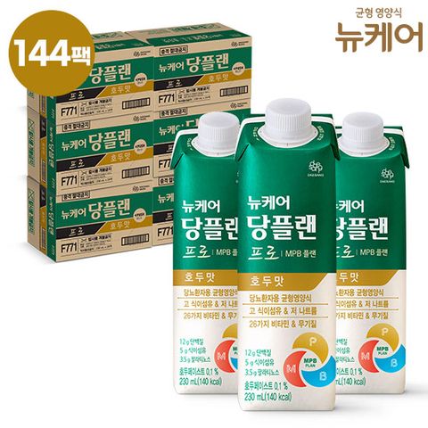 (미리주문)뉴케어 당플랜 프로 호두맛 144팩(230ml*24팩*6박스)