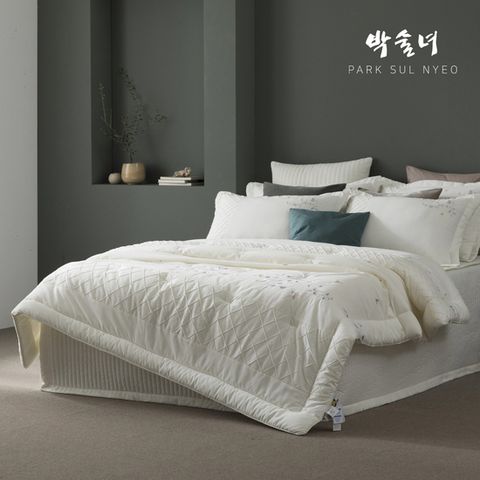 박술녀 기모 광목차렵침구세트 SS (작품명 : 인연)