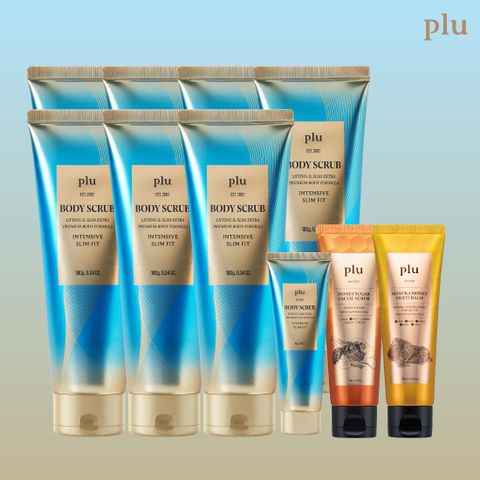 플루 스크럽 인텐시브 슬림핏 180g x7+50g x1+슈가스크럽1+멀티