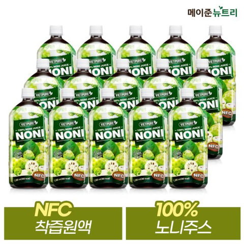 [방송에서만+5병] 비엣퓨어 100% 노니주스 15병
