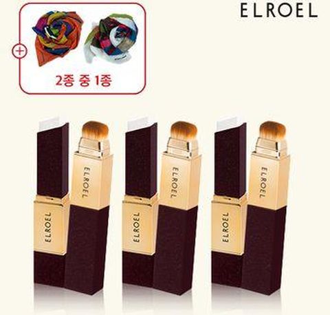 엘로엘 블랑 커버 크림스틱V 퍼플 3개+빅숄