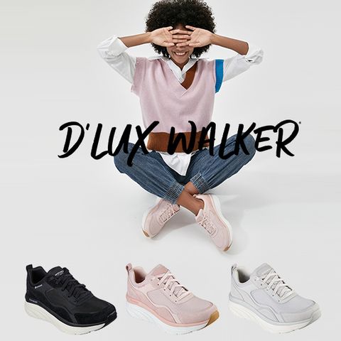 소가죽 스웨이드 어퍼 적용 스케쳐스 22FW 최신상 여성용 디럭스 워킹화 키높이 운동화