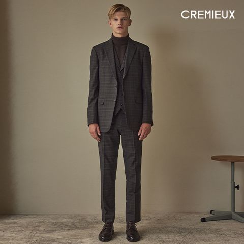 [단품] 다니엘크레뮤 22 WINTER 울 플란넬 수트 팬츠 1종