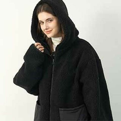 [NOIZE]노이즈 리버시블 보아퍼 남녀 코트 그레이스