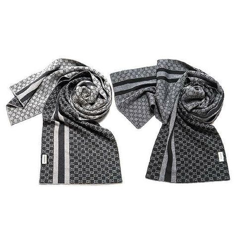 [국민5%할인,일시불 할인]구찌 울100 양면 머플러(438253 3G206)