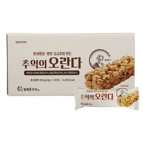 한과 명인 명장 김규흔이 만든 추억의 오란다 1박스/25입