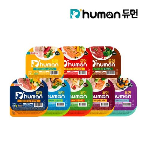 [홈&쇼츠][듀먼] 자연화식 50g 24팩  습식사료