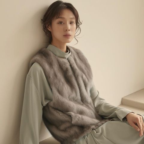 라씨엔토 풀스킨 밍크베스트