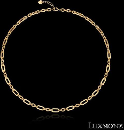 룩스몬즈 18K 콤비클립체인 목걸이 