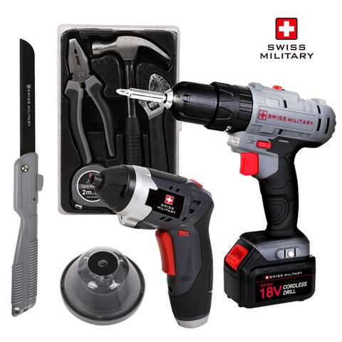 스위스밀리터리 전동공구 풀세트