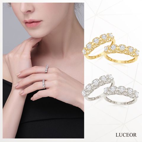 [삼성5%할인,일시불 할인](M)루체오르 18K 임페리얼 천연다이아몬드 1캐럿 쌍반지