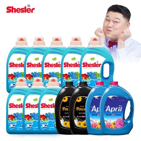[롯데5%할인](사상 최다용량/초저가/로하스 인증)강호동의 아토세이프 쉬슬러 고농축 액체세제 풀세트