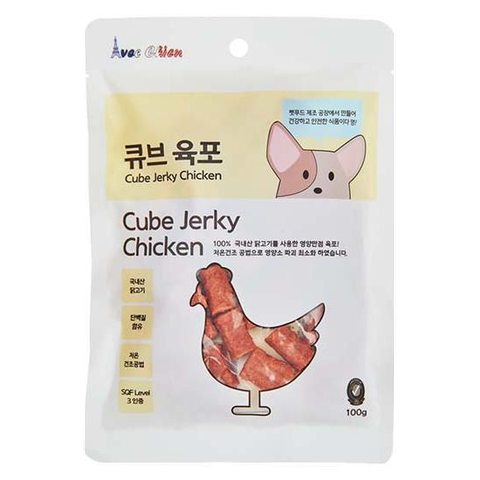 [삼성5%할인]아벡시앙 큐브 육포 치킨