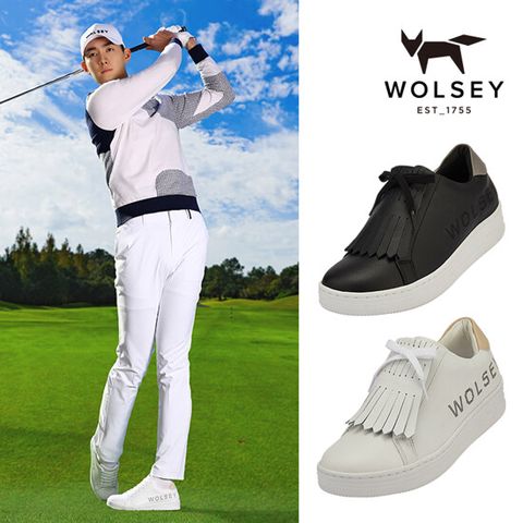 [Wolsey] 울시 프리미엄 샤이닝 테슬 골프 슈즈 (남성용)