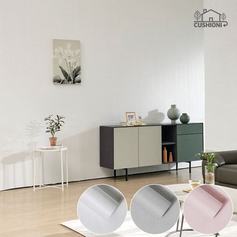 [쿠셔니] (방송에서만 구성)붙이는 실크 단열벽지 버티칼 70cmx40m