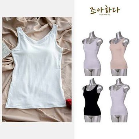 조아하다 편한 코튼 브라탑 4종(런닝형/끈형 중 택1)