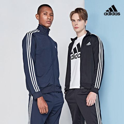 [2종 세트] 아디다스 남성 3 STRIPES 트레이닝 수트 (상/하의)