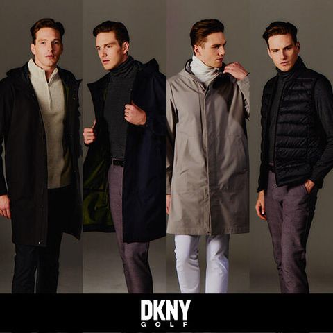 [DKNY GOLF] 21FW 남성 웨더 코트 세트 (웨더코트 1종 + 다운베스트 1종)