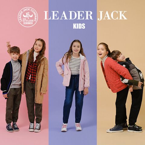 [카드 5%할인][아동]리더잭 풀스트링 기모 조거핏 데님팬츠 3종