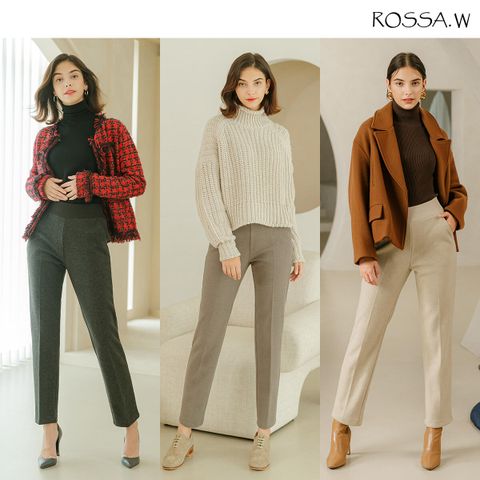 [Rossa.W] 로사W 여성 울라이크 구름 기모 팬츠 3종