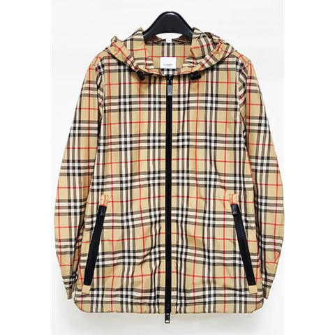 버버리(BURBERRY) 빈티지 체크 후드 재킷 (80256781)