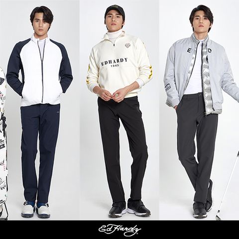 [온플] ED HARDY 골프팬츠 3종 패키지 남성